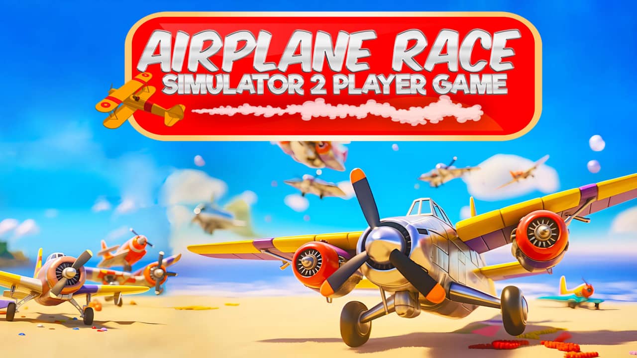 飞机竞赛模拟器：2 人游戏 Airplane Race Simulator – 2 Player Game