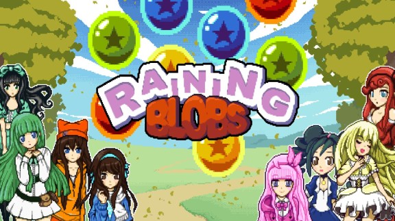 《下雨的斑点（Raining Blobs）》是由Endi Milojkoski 制作的一款益智消除类游戏