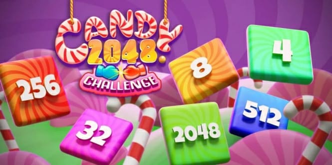 《糖果2048挑战》中文版：是一款休闲益智游戏