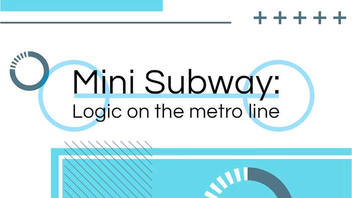 迷你地铁：地铁线上的逻辑 Mini Subway Logic on the metro line