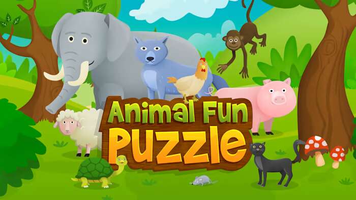 Animal Fun Puzzle Preschool and kindergarten learning and fun game for toddlers and kids