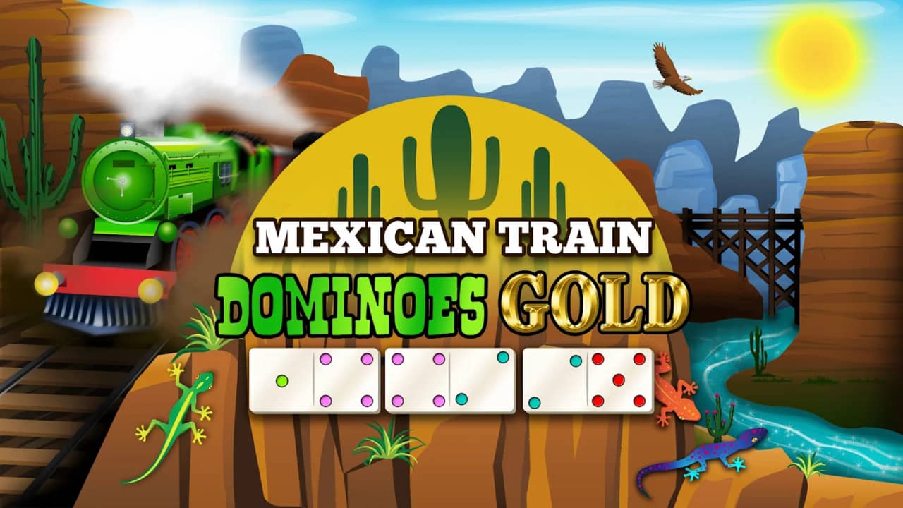 《Mexican Train Dominoes Gold》英文版：是一款充满乐趣的基于经典的多米诺骨牌的棋盘游戏